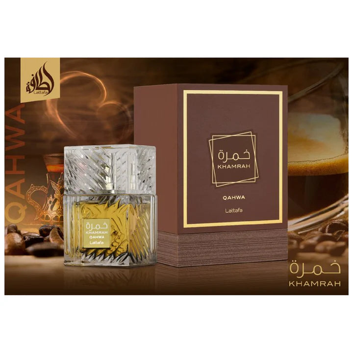 Khamrah Qahwa by Lattafa, Eau de Parafum - 100 mL