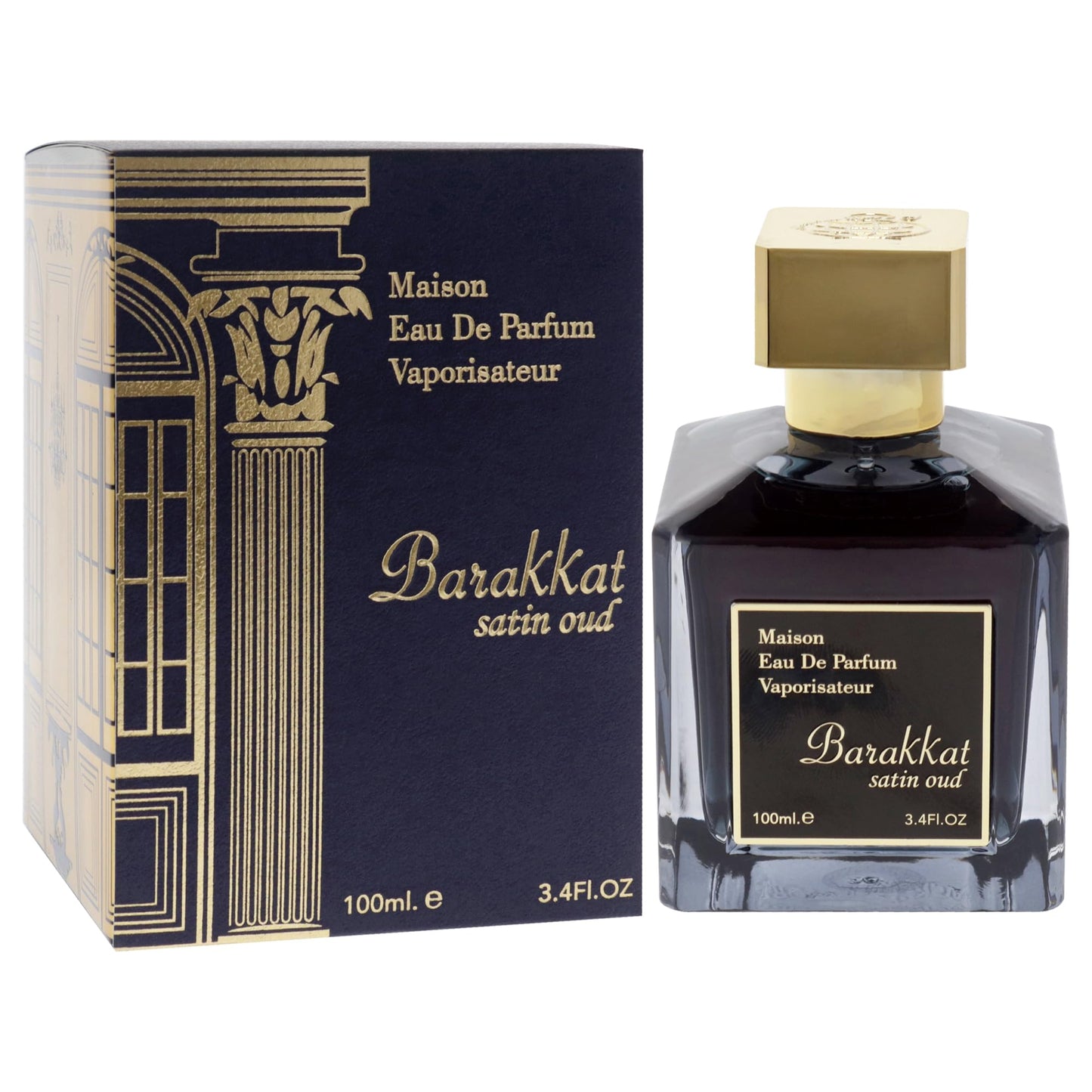 Barakkat Satin Oud by Maison, Eau de Parfum - 100 mL
