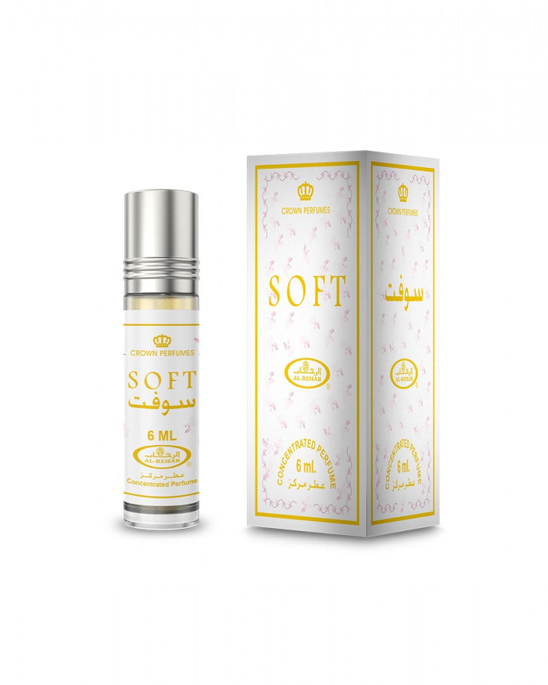 Soft by Al-Rehab, Perfume Oil - 6 mL x 6 pieces